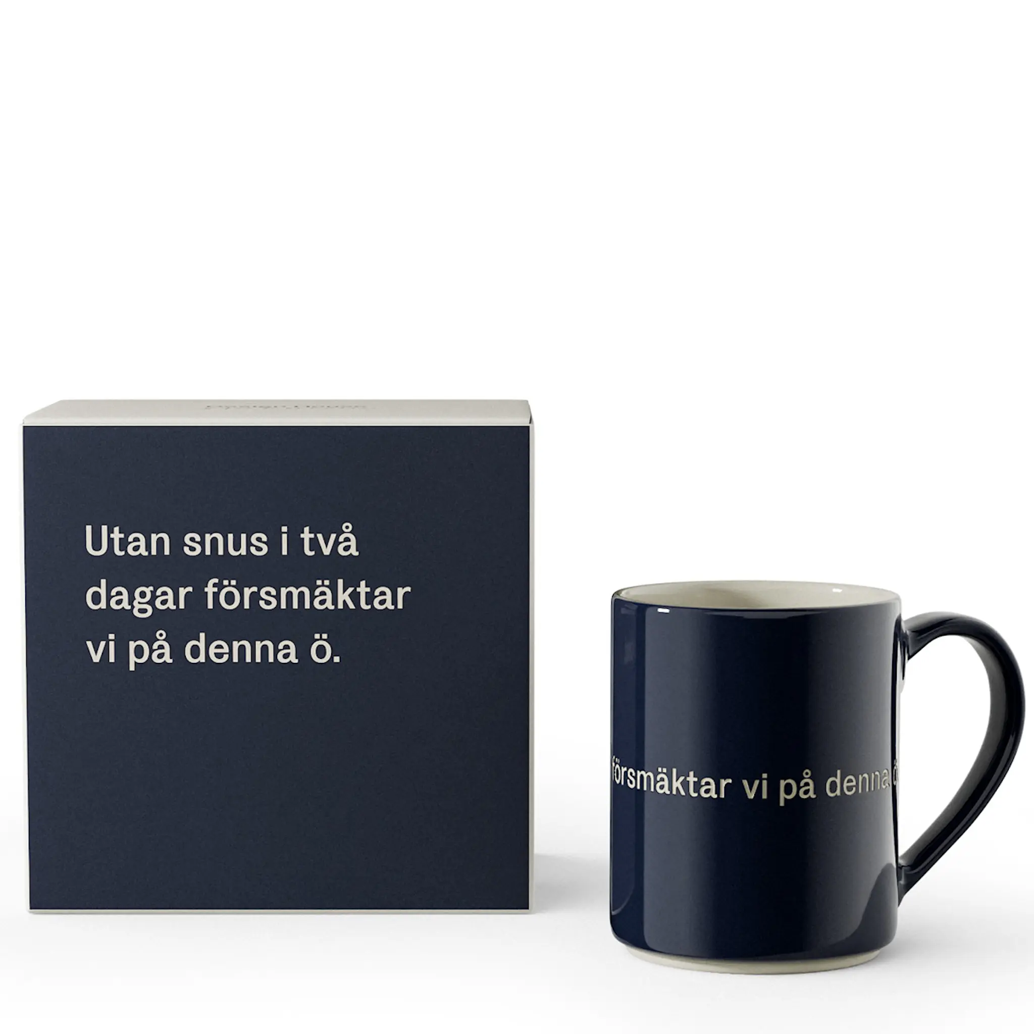 Design House Stockholm Astrid Lindgren Muki, Utan snus 35 cl Tummansininen