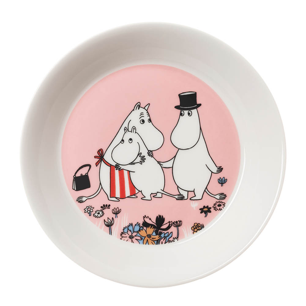 Moomin Arabia - Muumi Lautanen 15 cm Perheen Parissa
