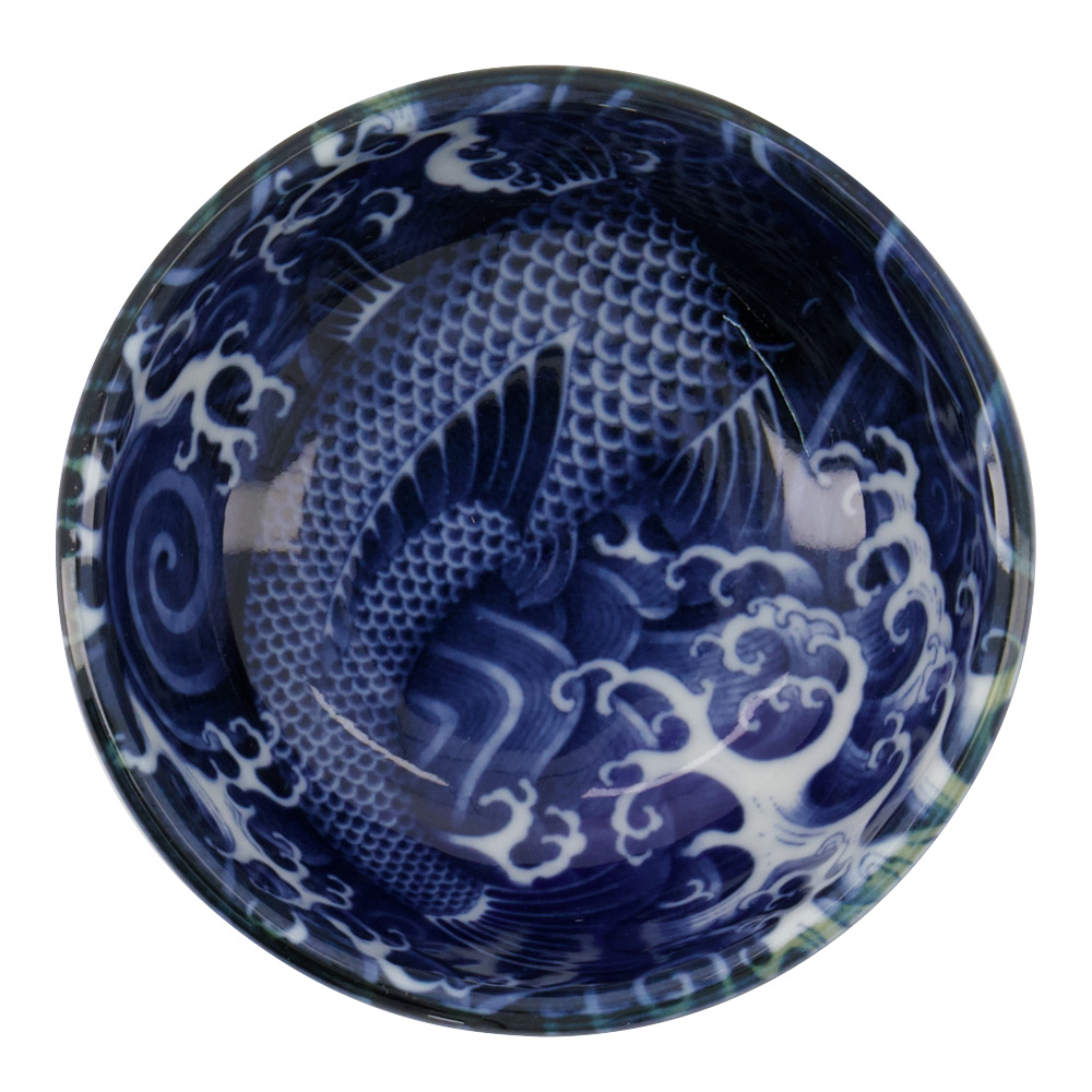 Tokyo Design Studio Japonism carp skål 8,7 cm blue