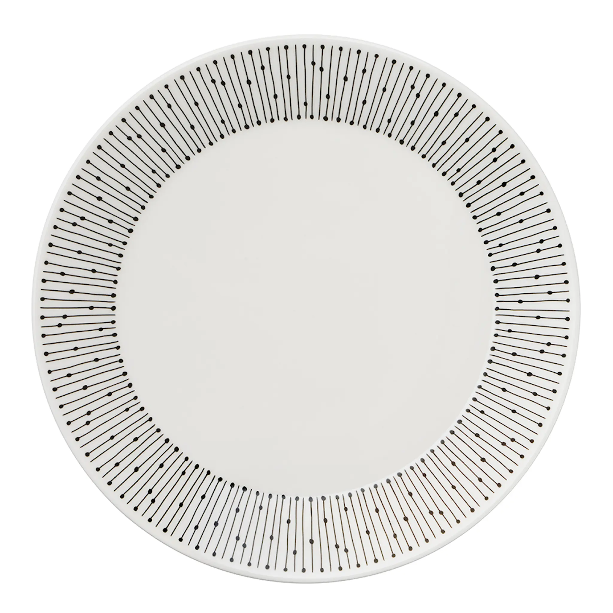 Arabia Mainio Sarastus Assiett 19 cm Vit/Svart