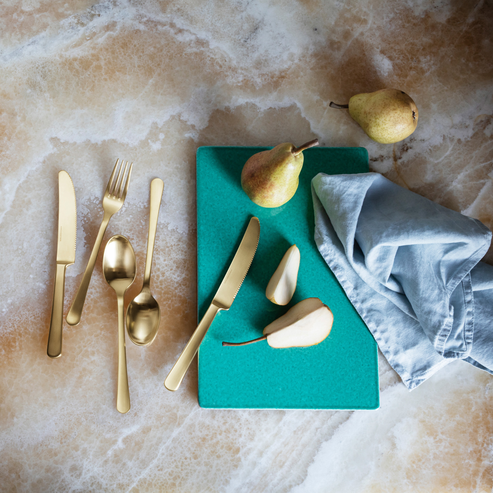 Georg Jensen Copenhagen Aterimet 4 osaa Kulta