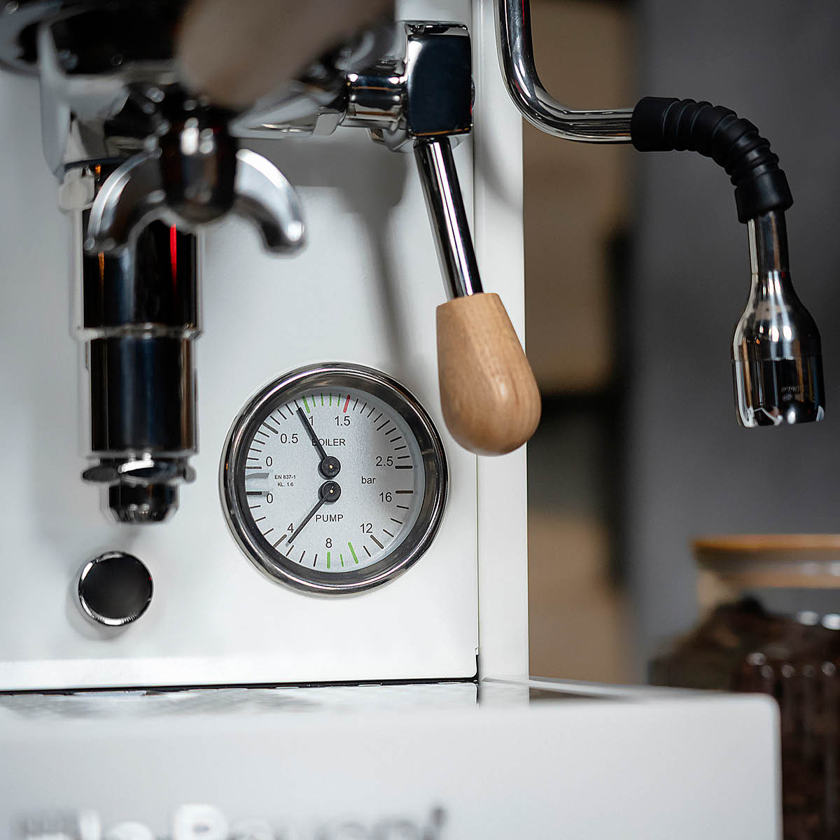 La Pavoni Mini Cellini X semiproffesionell kaffemaskin vit