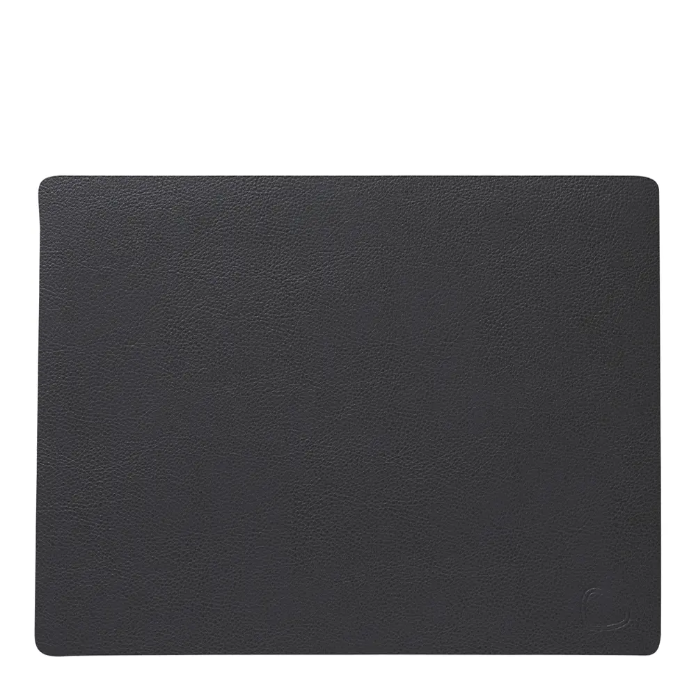 Rectangle Leather Serene Pöytätabletti 26x34,5 cm Anthracite