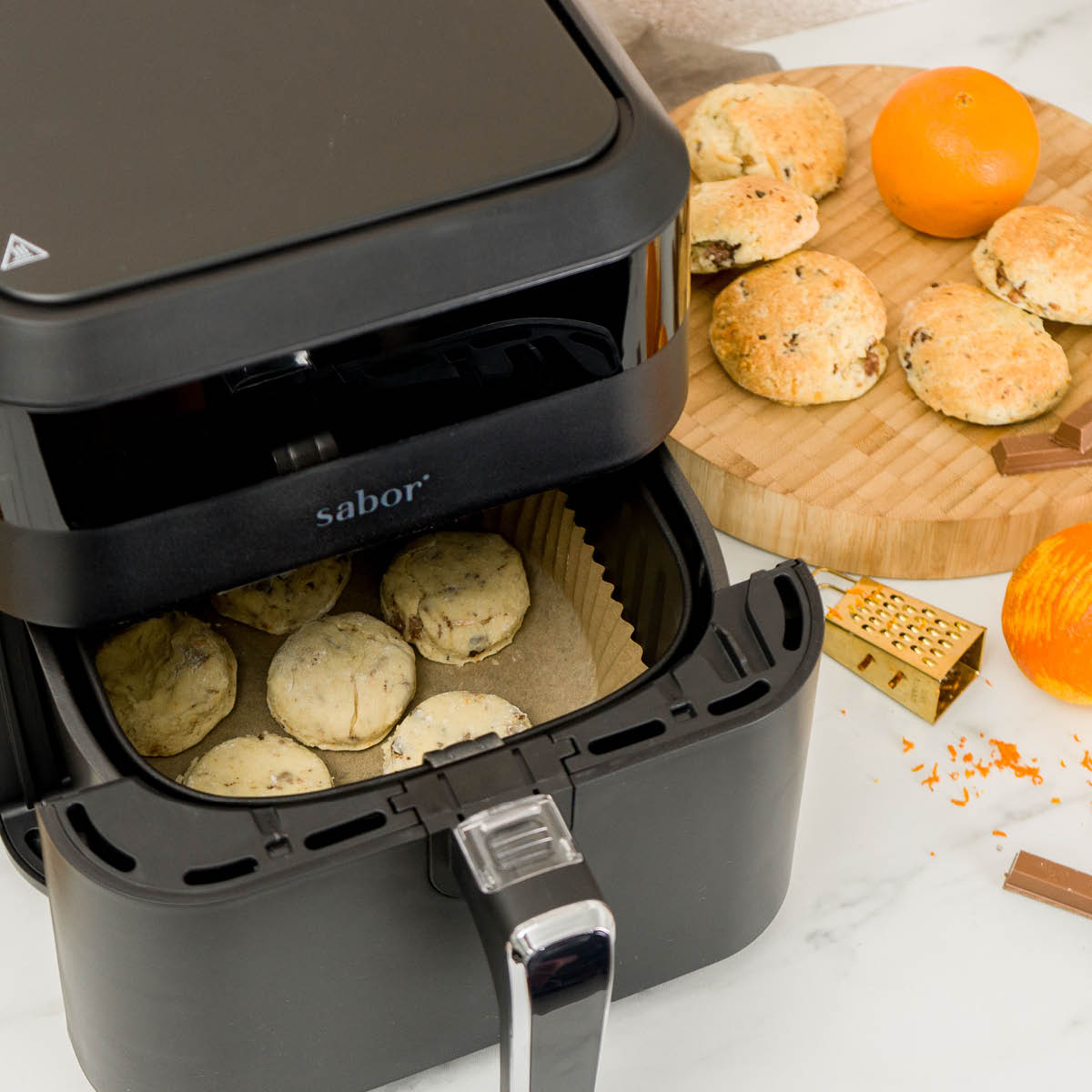 Sabor Ultimate Airfryer paperi 23 cm Ruskea