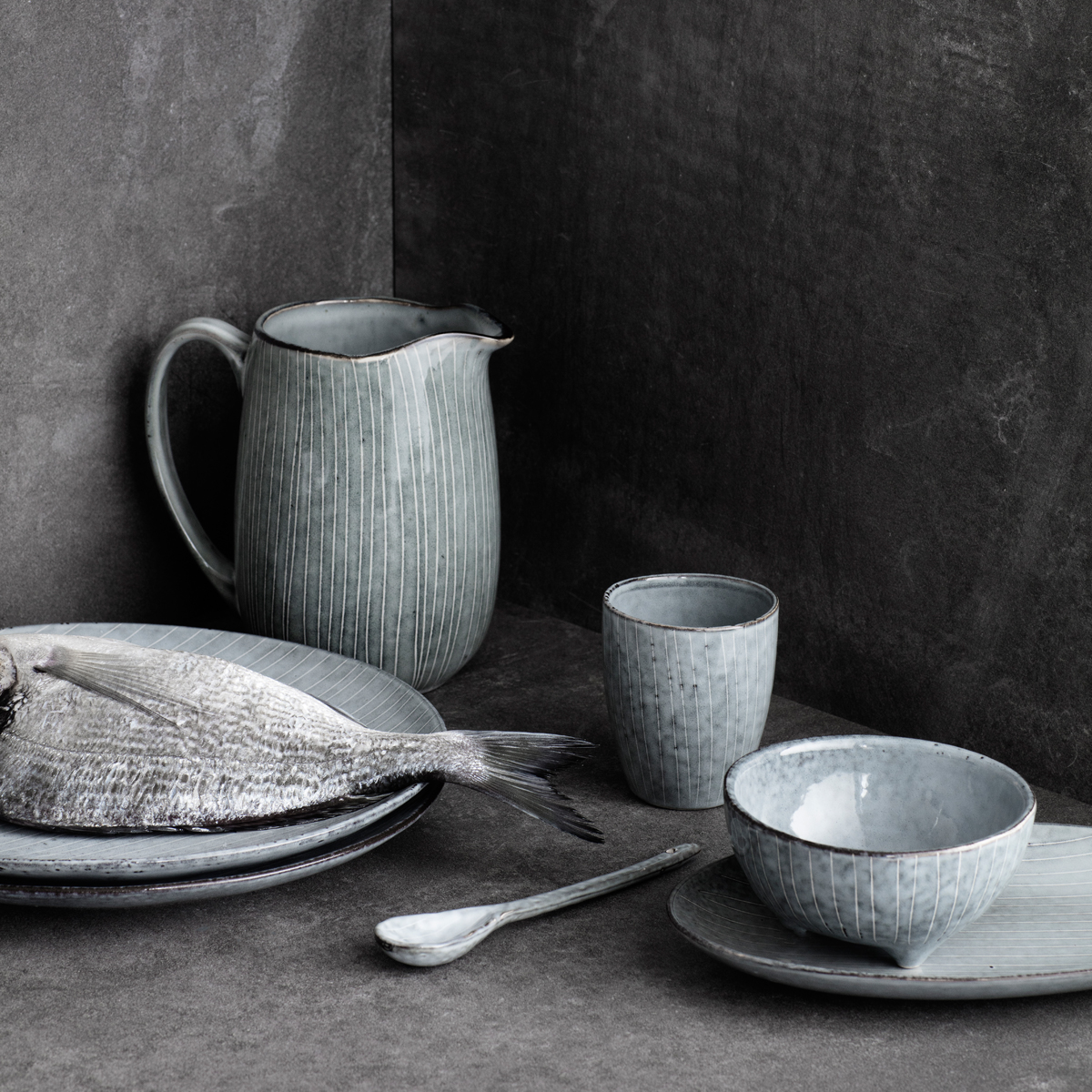 Broste Copenhagen Nordic Sea tallerken dyp 17 cm