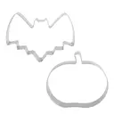 Pepparkaksformar 2-pack Halloween Rostfri