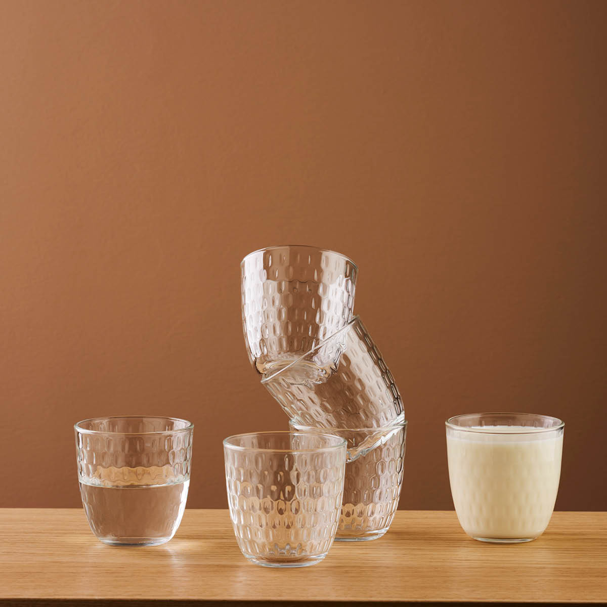 Modern House Aqua drikkeglass 29 cl 6 stk