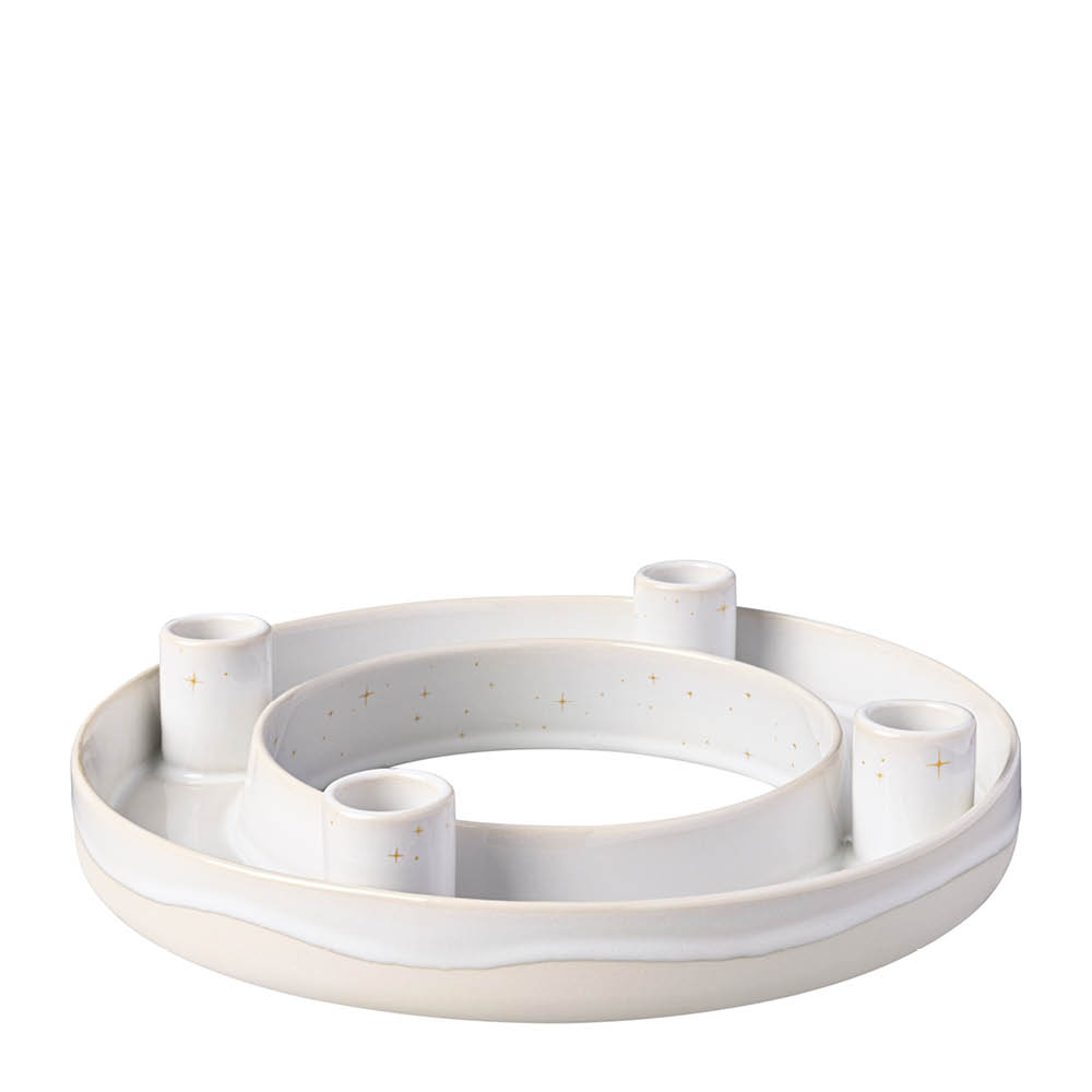 Villeroy & Boch - Winter Glow Adventtikynttelikkö 26x5,5 cm