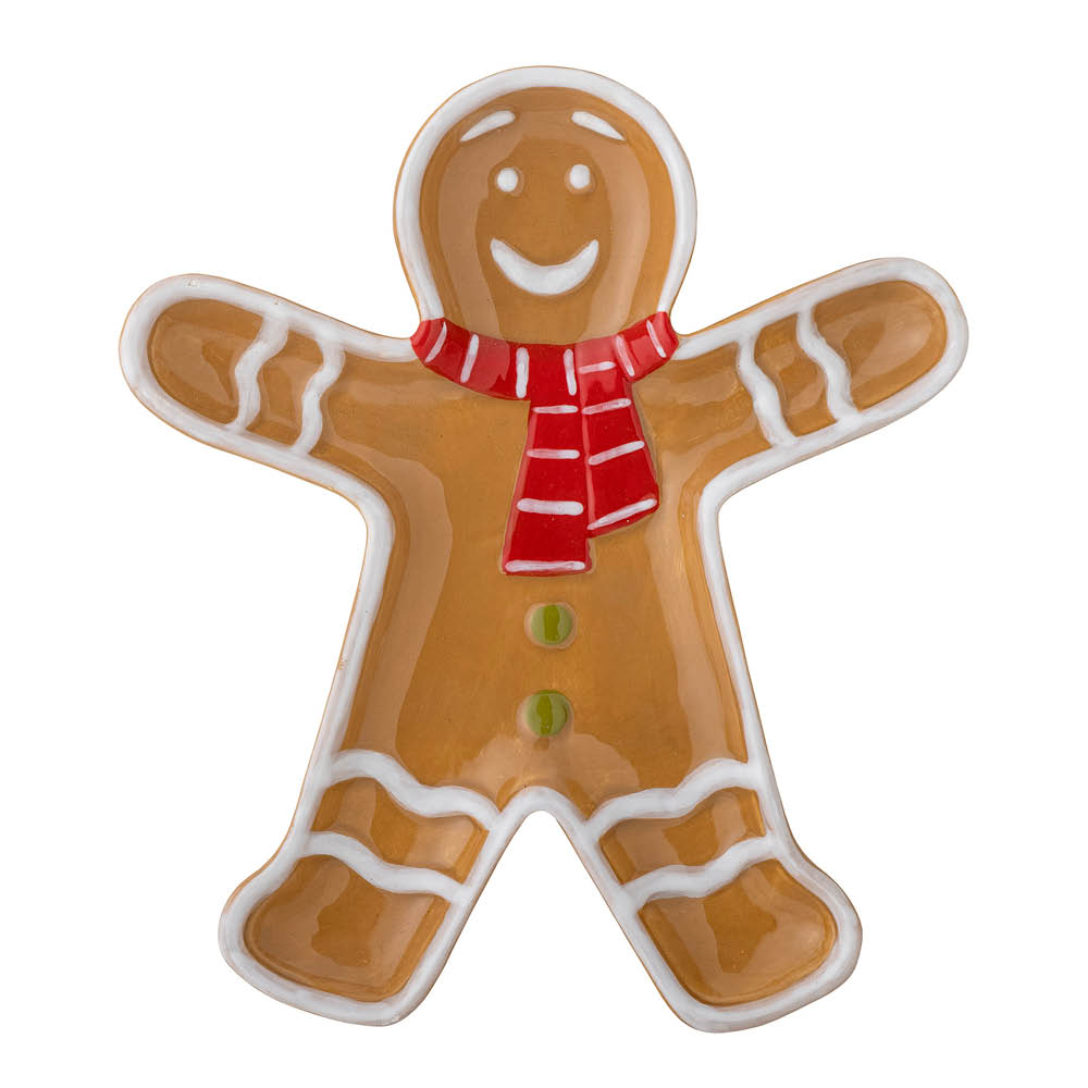 Bloomingville Ginnie serveringsfat 18x16 cm pepparkaksgubbe