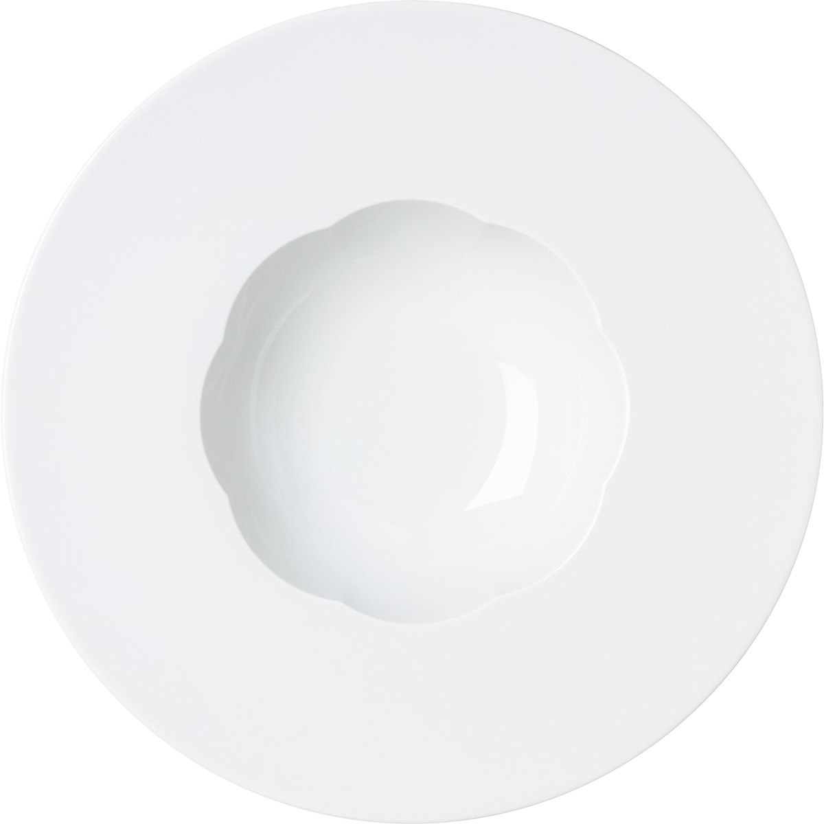 Rosenthal Sonetto Bianco djup gourmettallrik 28 cm vit