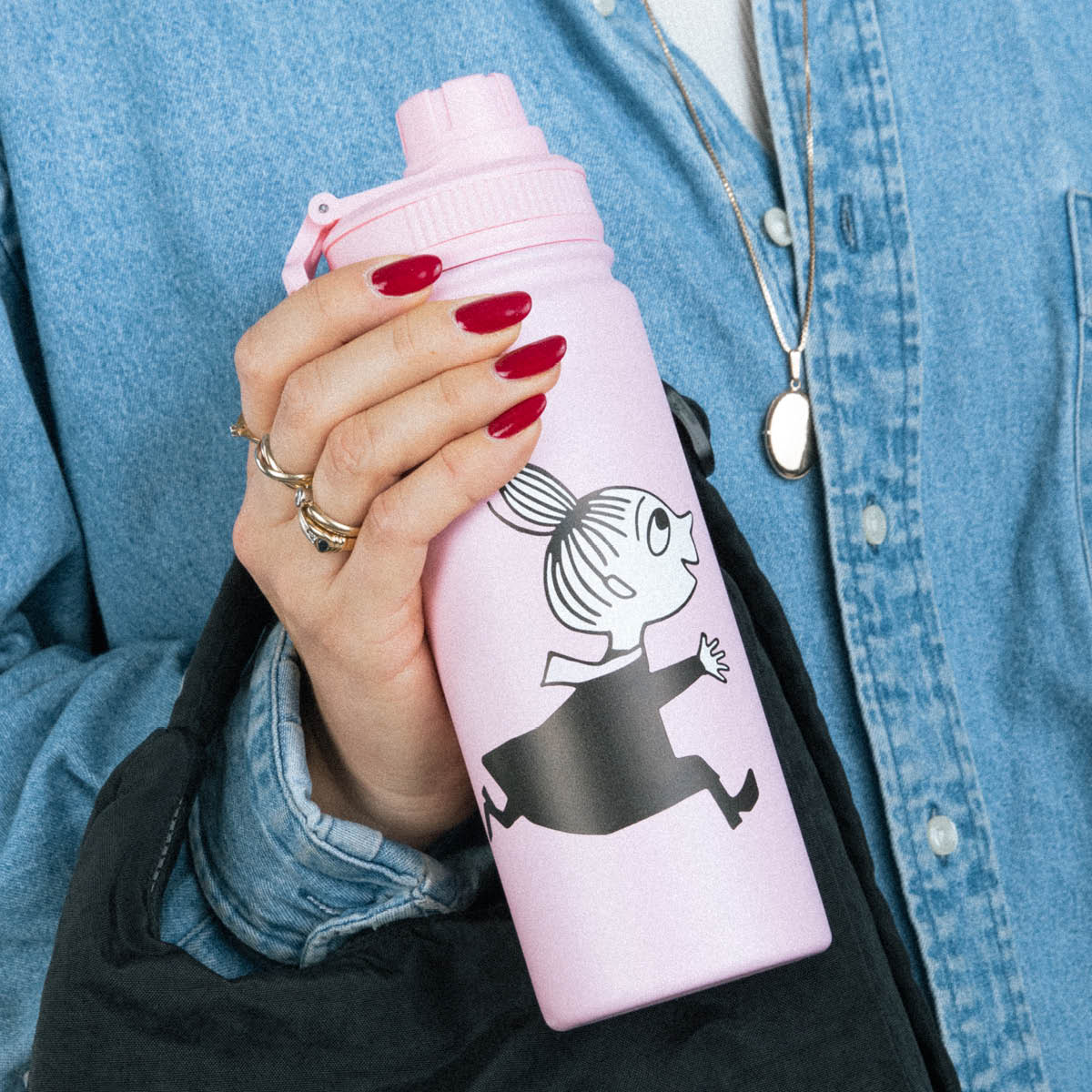 Nordicbuddies Muumi Termospullo Pikku Myy 0,55 L Vaaleanpunainen