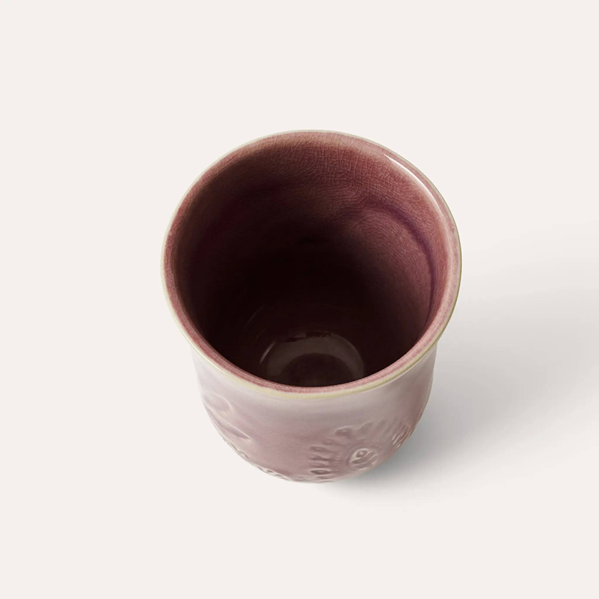 Sthål Arabesque mugg utan öra 30 cl lavender