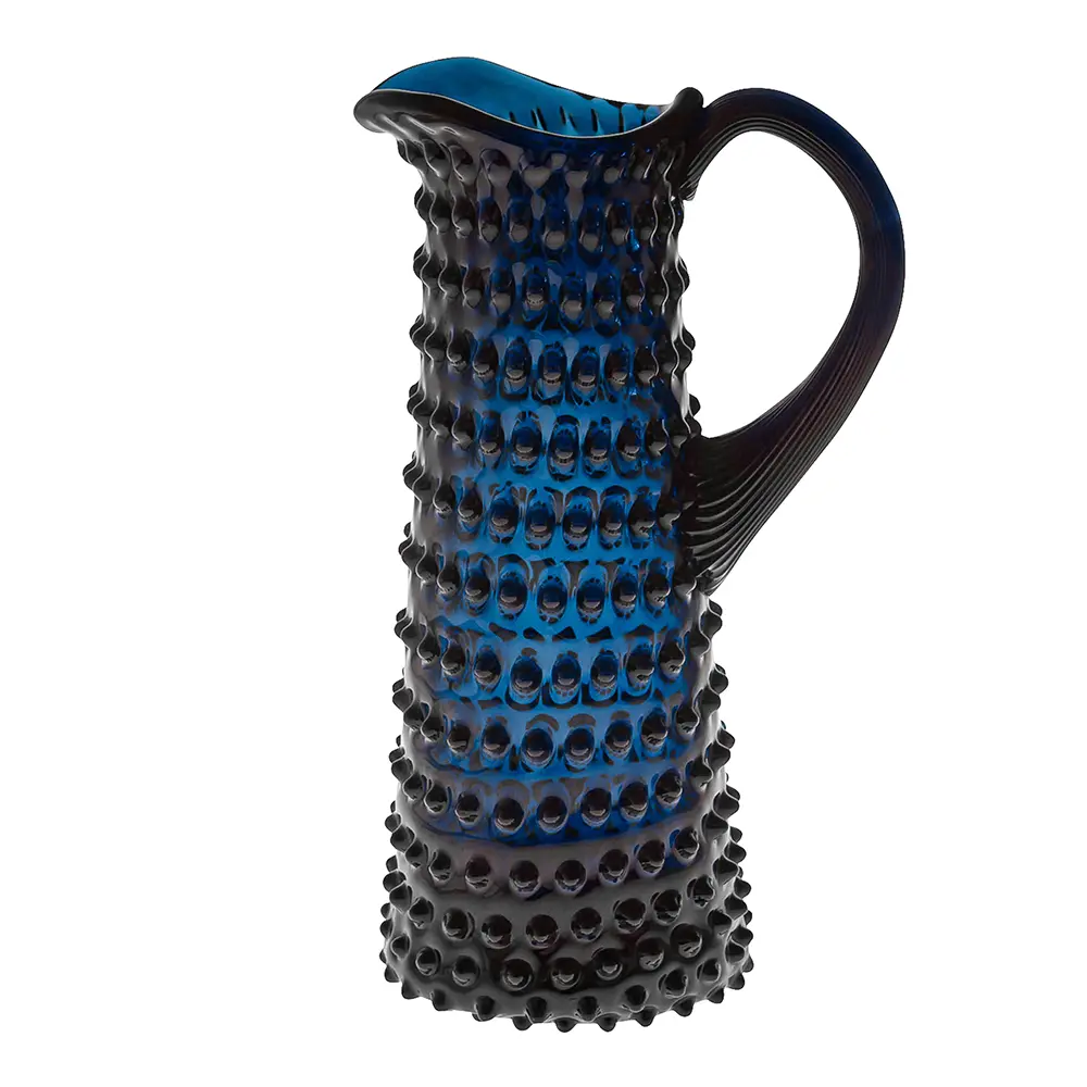 Hobnail Karahvi korkea 1 L Royal Blue