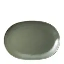 24h oval tallrik 22x32 cm vintergrön