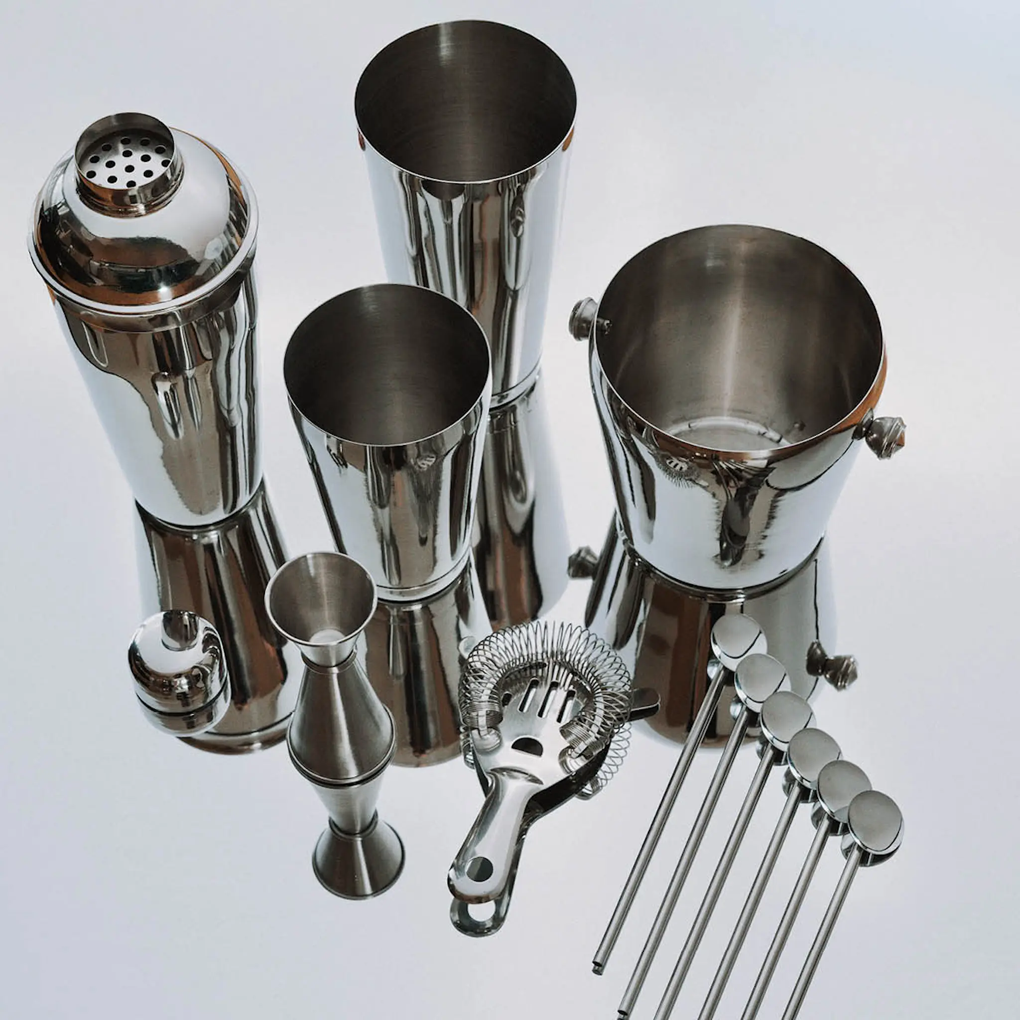 Stiernholm Drink Collection bostonshaker 75 cl børstet