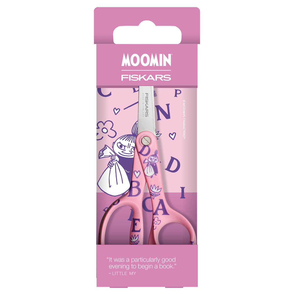 Moomin Fiskars Mumin Barnsax Lilla My ABC 13 cm Rosa