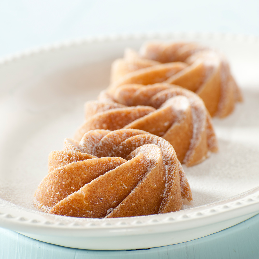 Nordic Ware Kakkuvuoka Heritage Bundtlette 95 cl Hopea