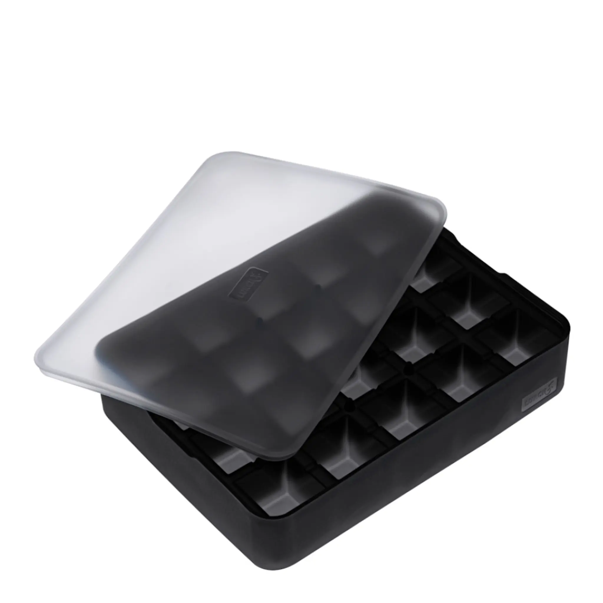 Lurch Isbitform till tärningar 3x3 cm Svart