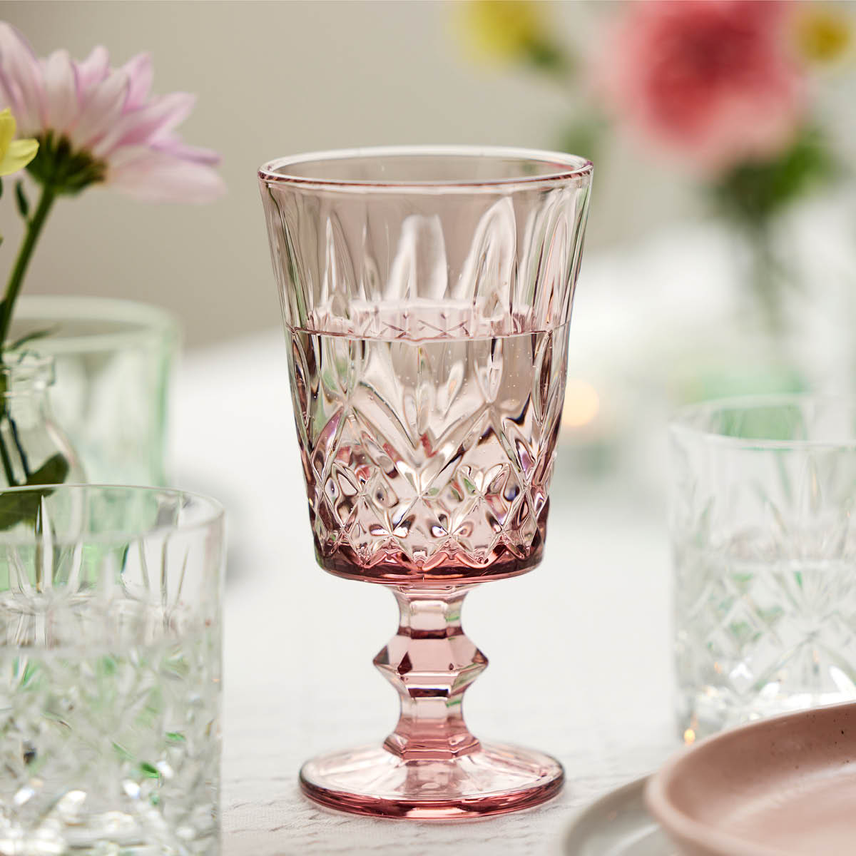 Lyngby Glas Sorrento Vinglas 29 cl 4-pack Rosa