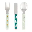 Mumin barnbestick 3 delar Äng grön