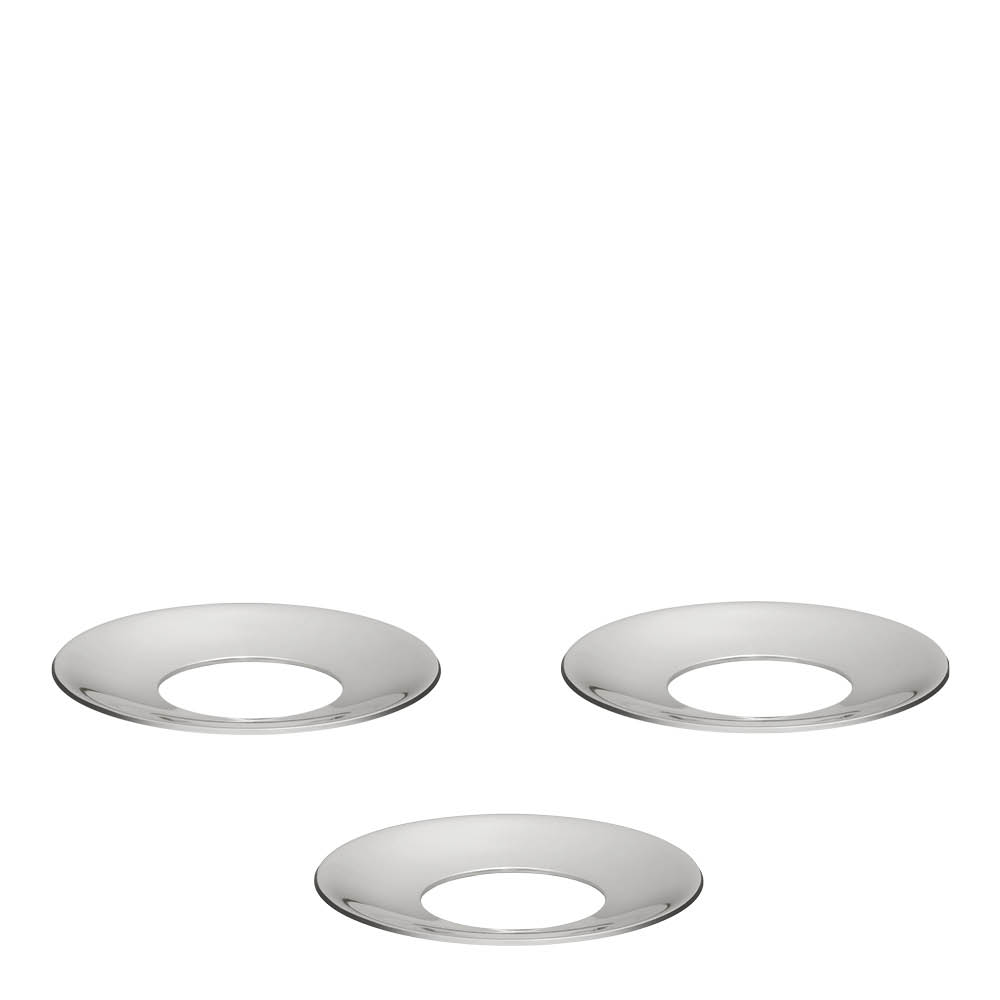 Stoff Nagel Kynttilänjalan mansetti 3 kpl kromi