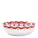 Guirlande Julskål 24,5 cm Röd
