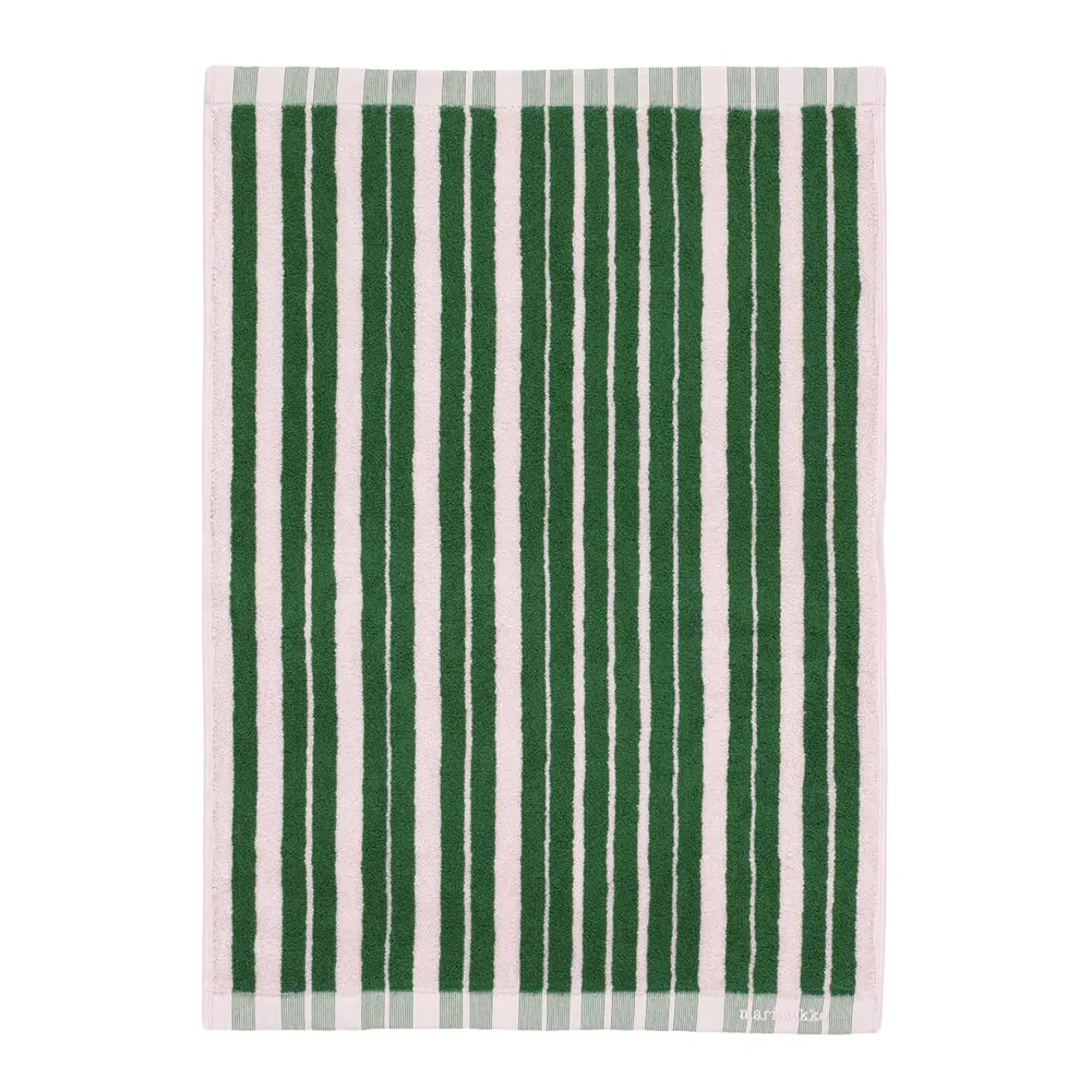 Raide håndkle 50x70 cm grønn/rosa