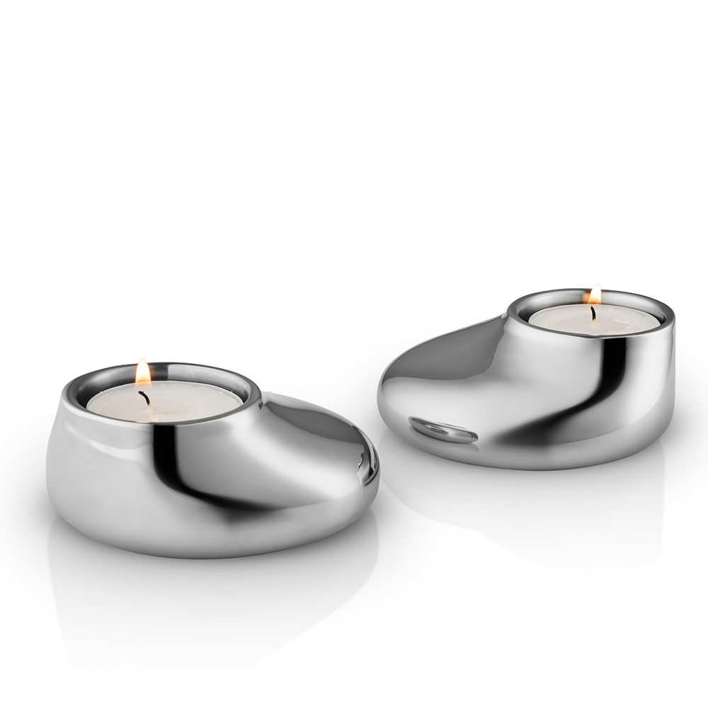 Eva Solo Mellow ljuslykta 2-pack silver