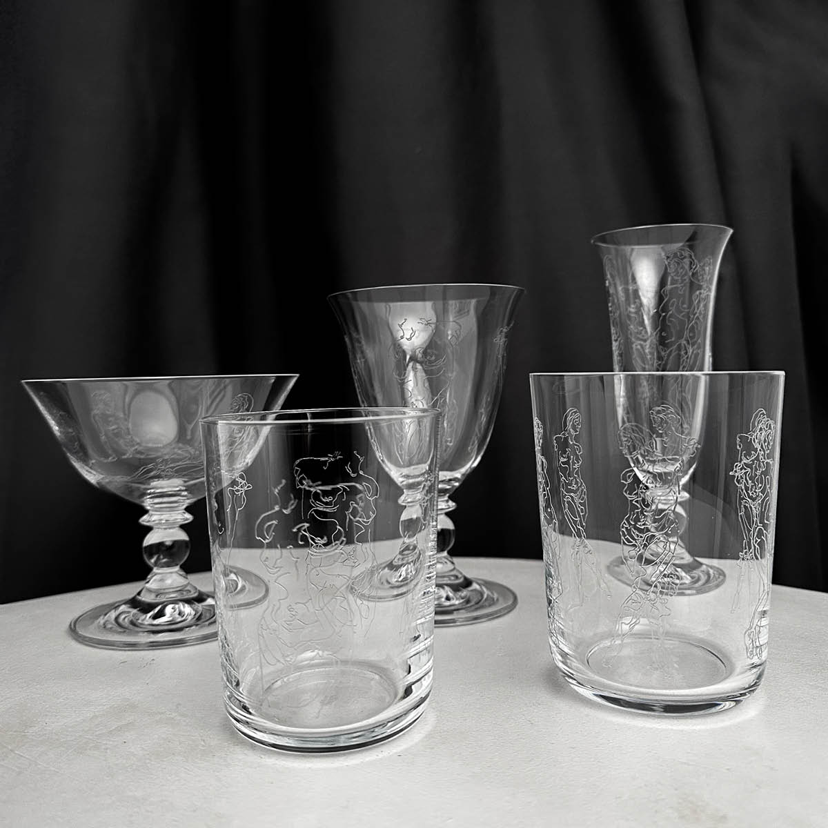 Frederik Bagger People vannglass 34 cl 2 stk