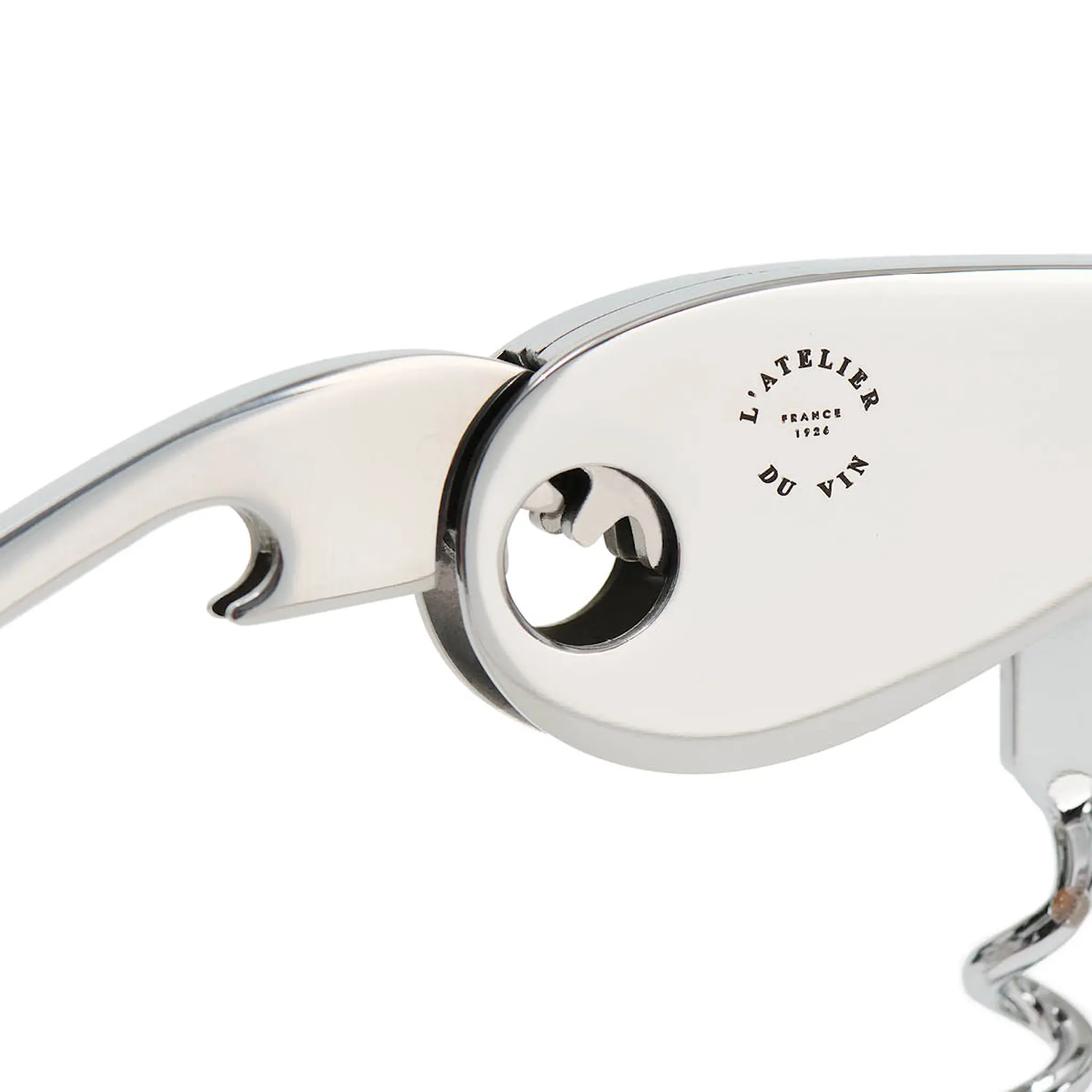 L'atelier du vin Soft Machine Korkkiruuvi 12,3 cm Hopea