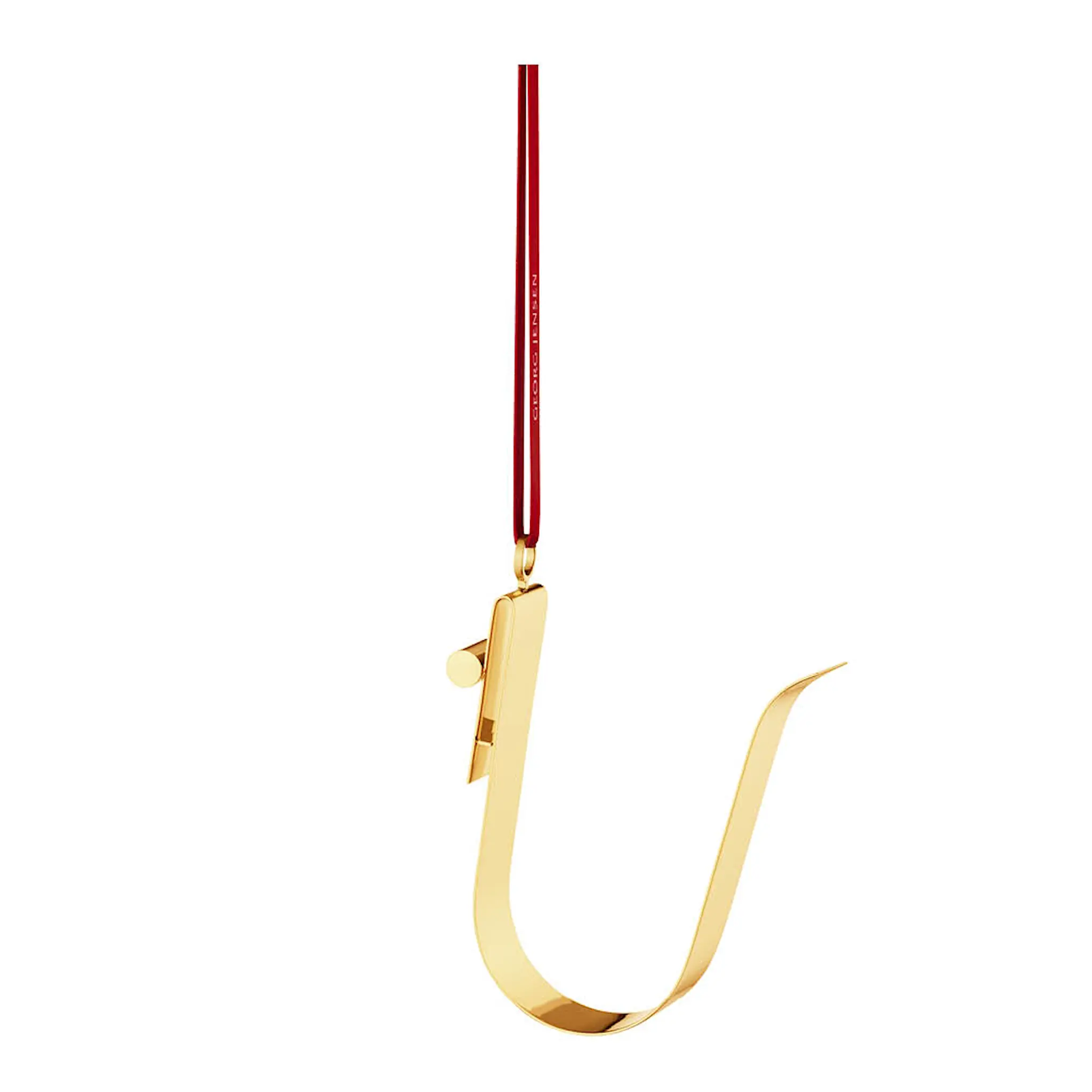 Georg Jensen Ornament pyntebokstav U gull
