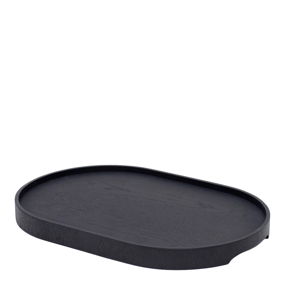 Bosign CurveLine serveringsbrett anti-slip 39x26 cm svart