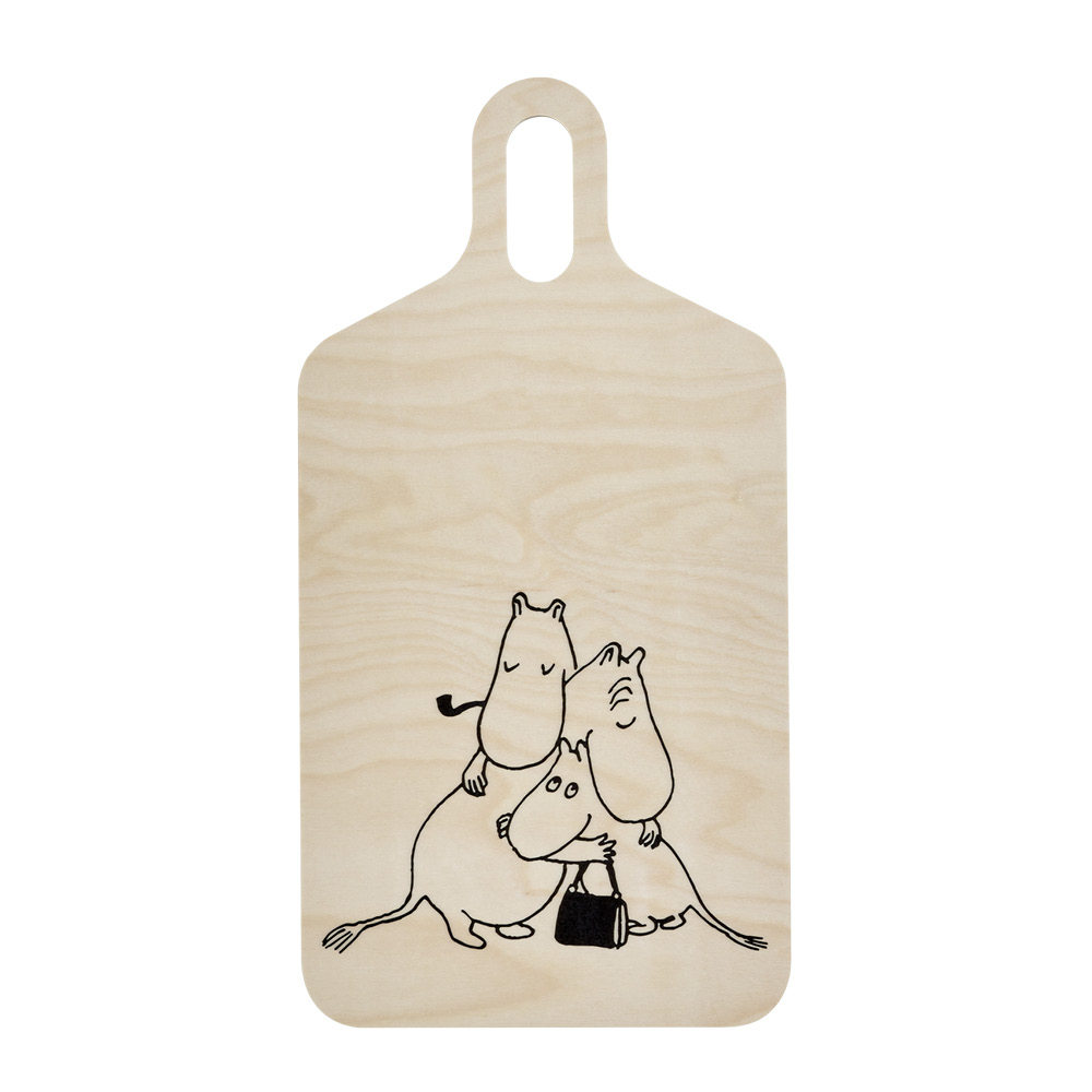 Muurla Muumi Leikkuulauta / Tarjotin 23x44 cm Muumi 80 vuotta