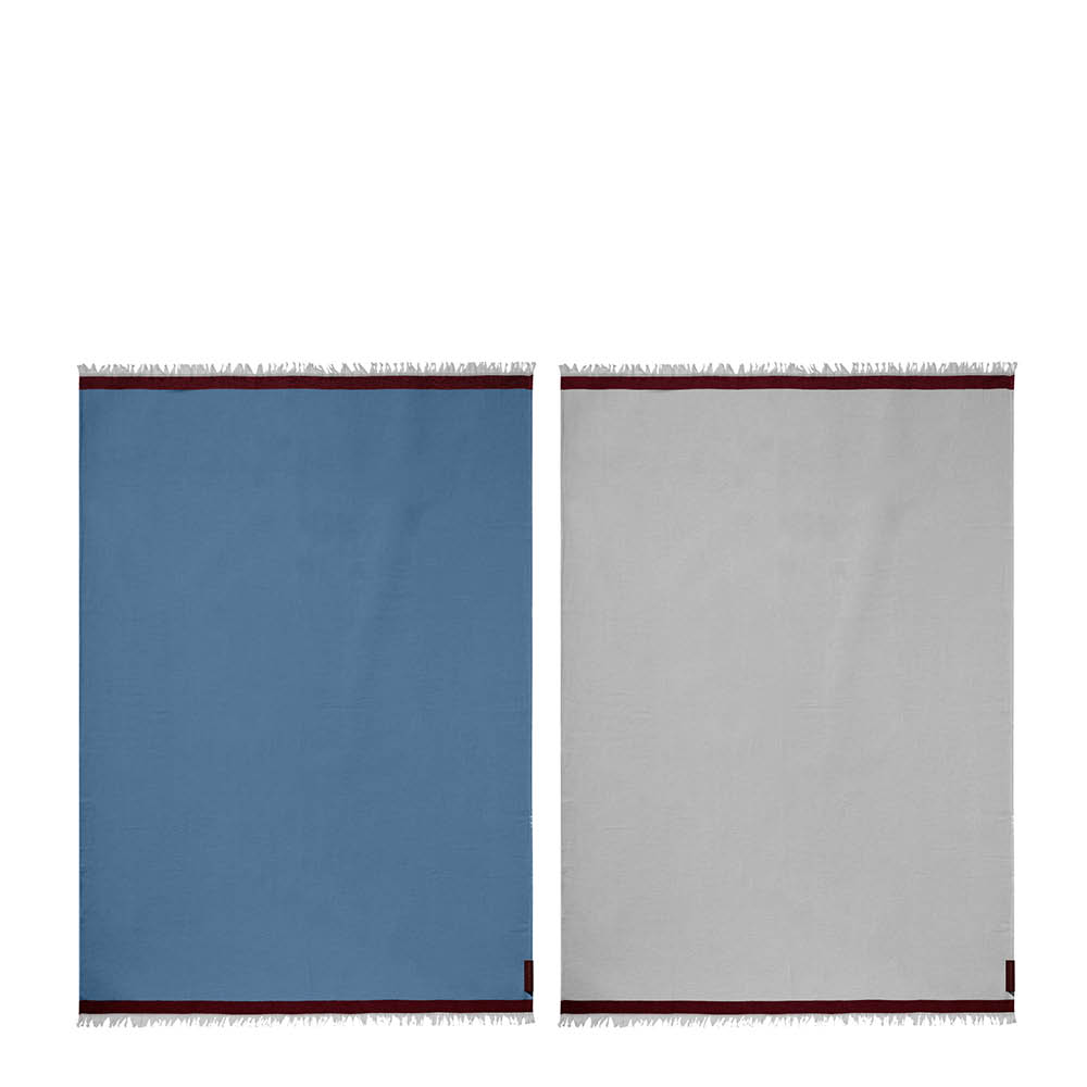 Mette Ditmer Duet pledd 175x130 cm kobalt