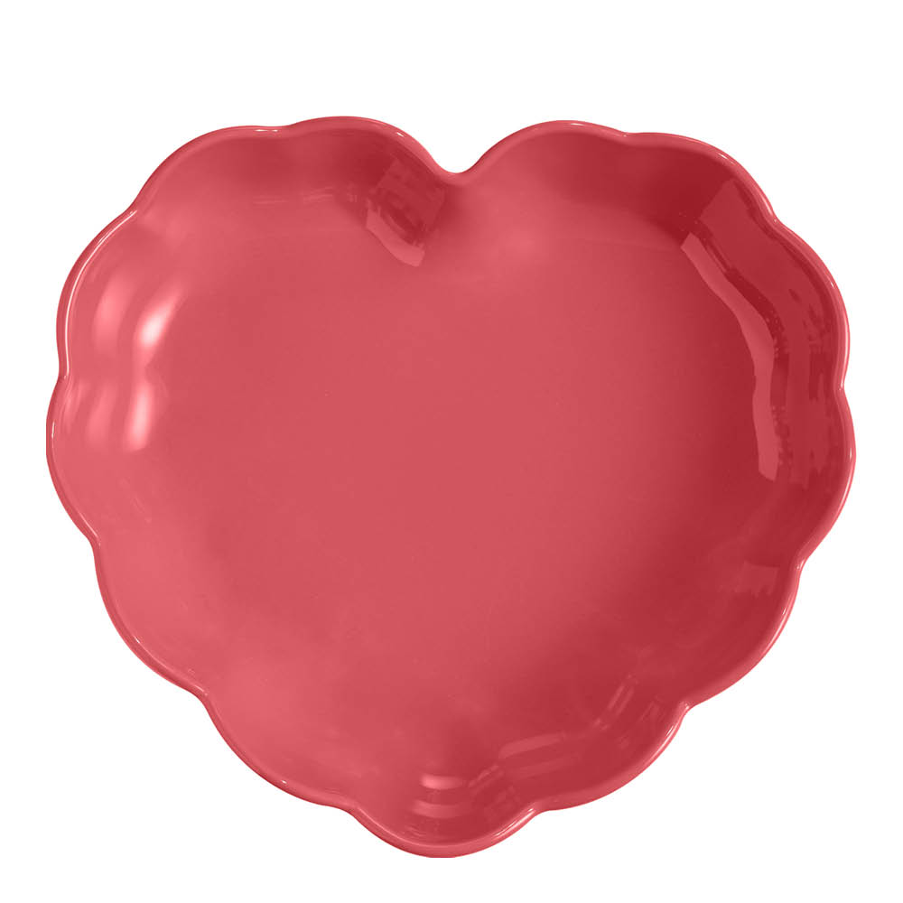 Emile Henry Madeleine Uunivuoka sydän 26,5 cm 1,8 L Bubbelgum