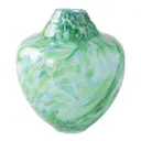 Unik Skulptur Konstglas 24 cm Grön