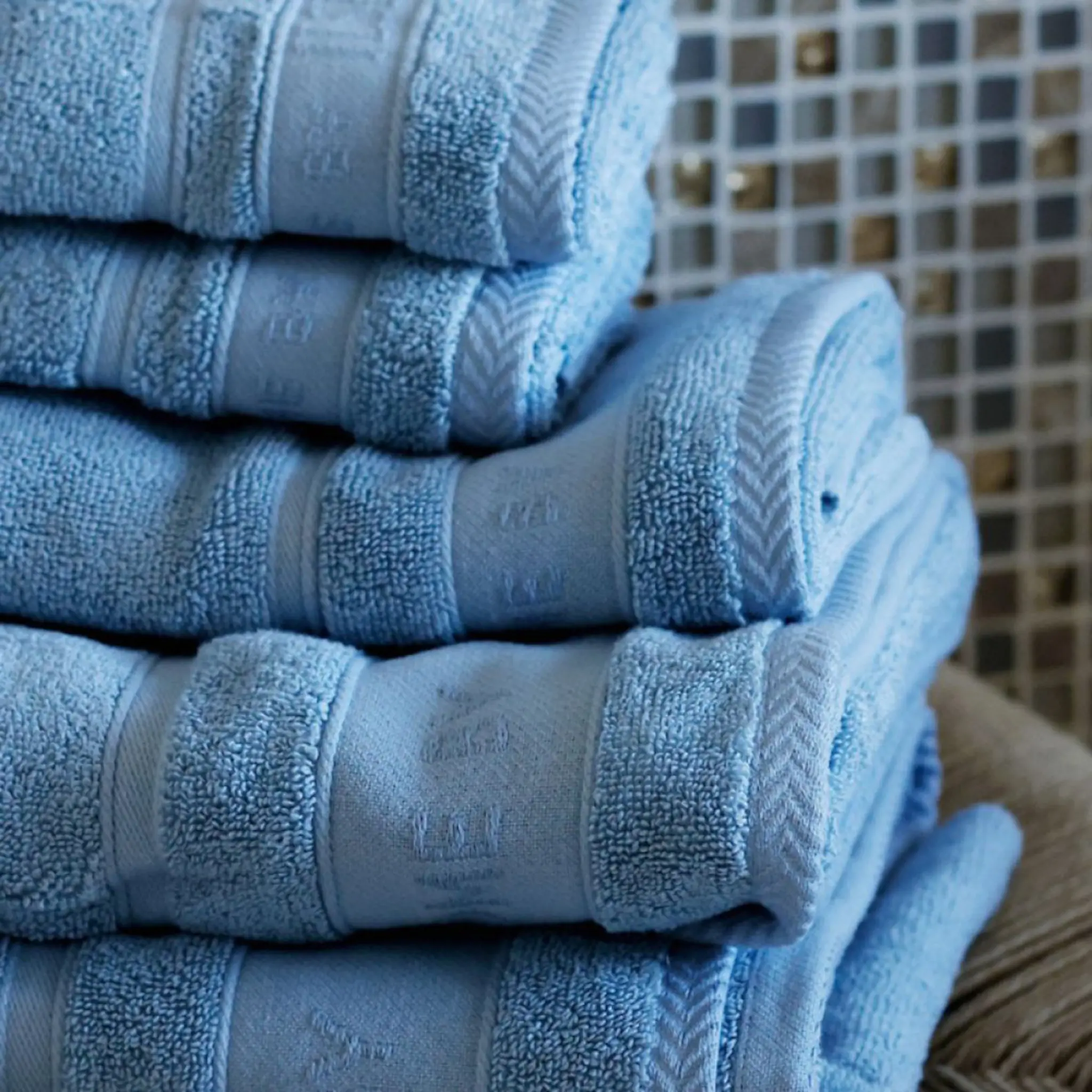Home by Ilse Jacobsen Bath Collection handduk 50x100 cm 2-pack powder blue