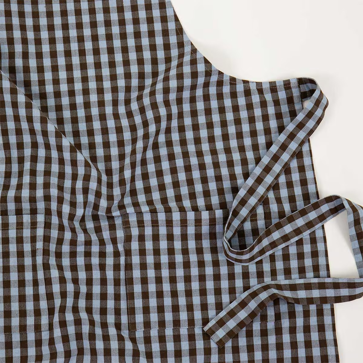 A World of Craft Maria forkle 70x82 cm lys blå/brun