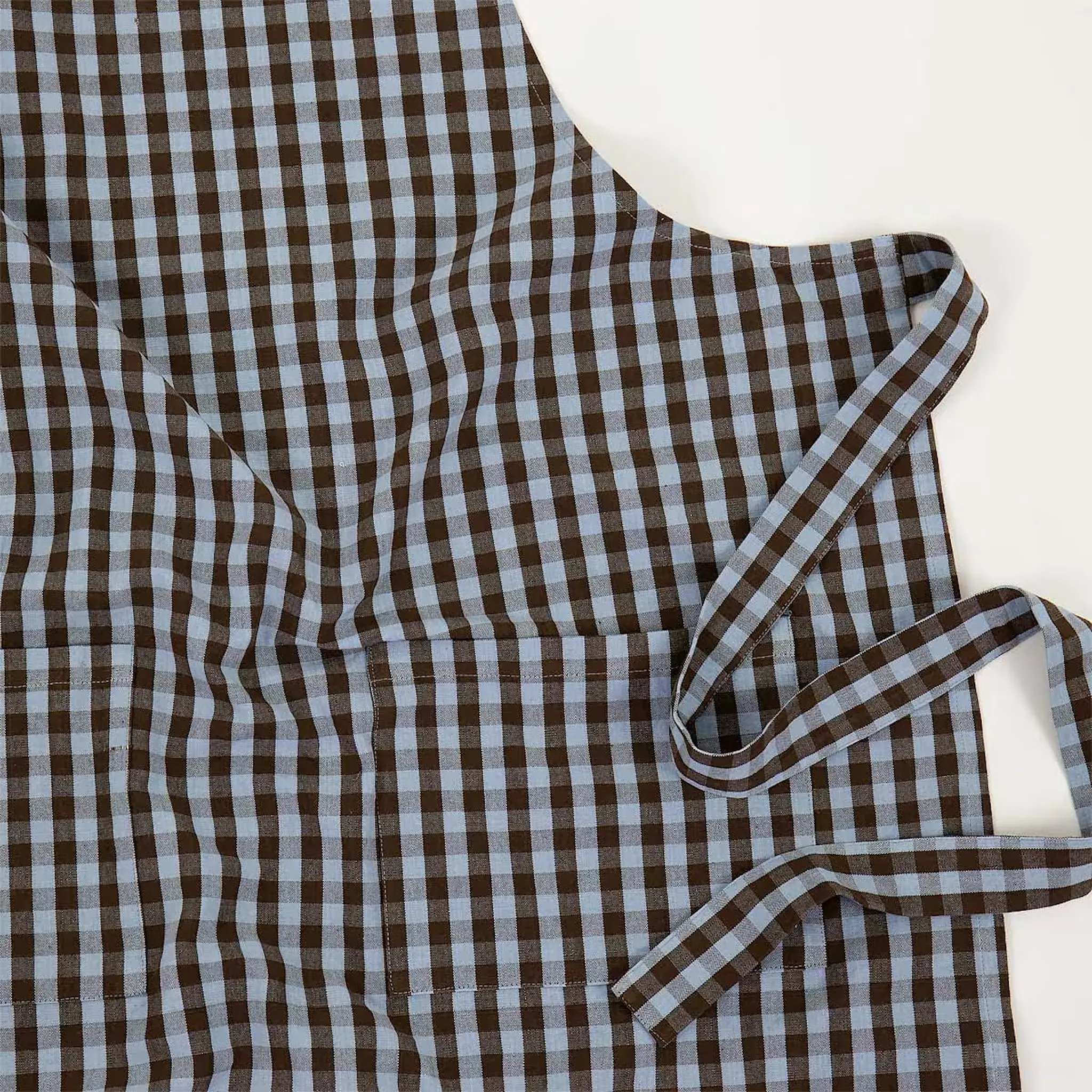 A World of Craft Maria forkle 70x82 cm lys blå/brun