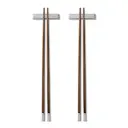 Bernadotte ätpinnar set 2-pack trä/stål