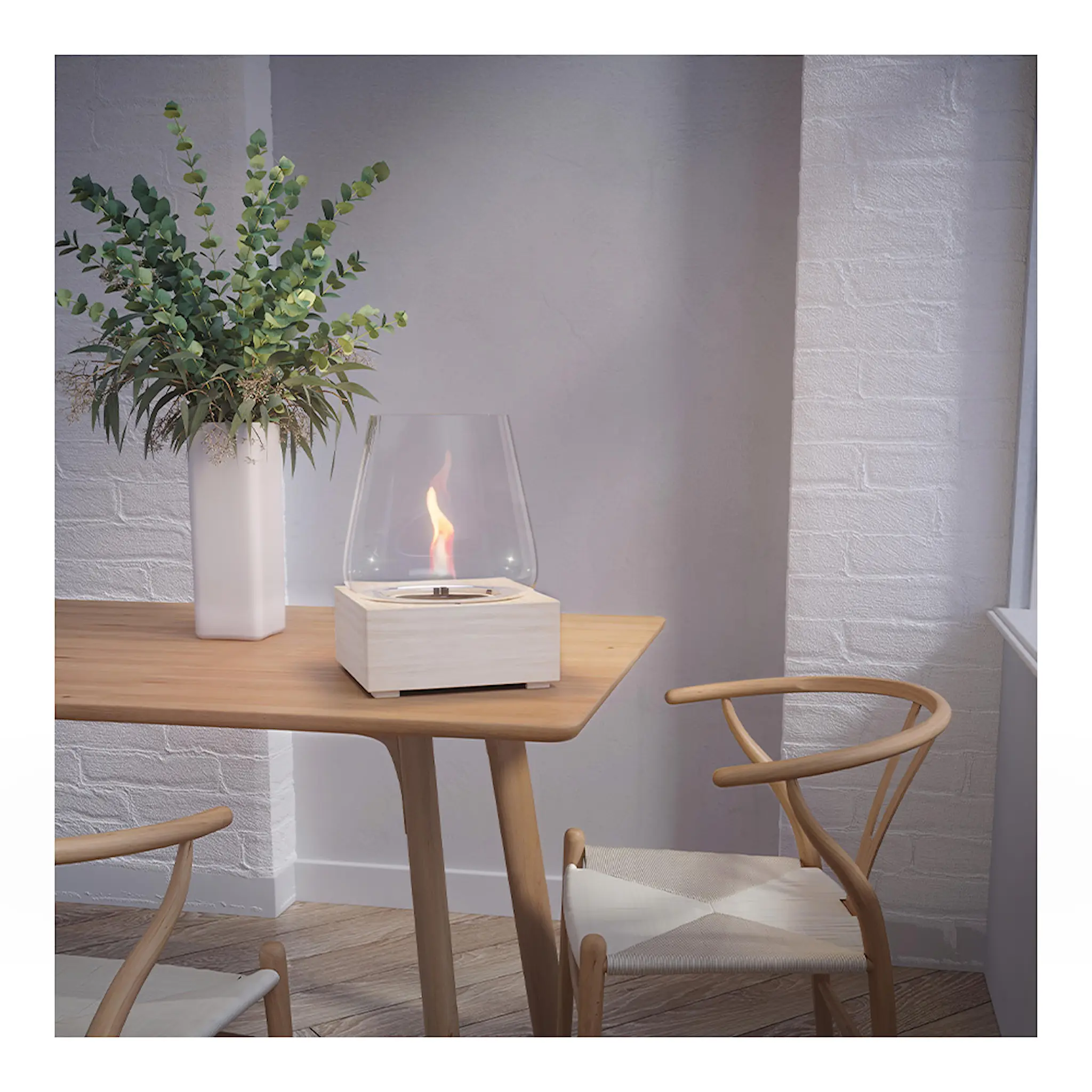 Tenderflame Poppy Sisustustuli 24 cm Vaalea tammi