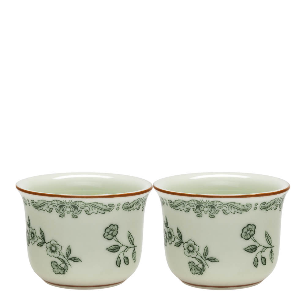 Rörstrand Ostindia äggkopp 4 cl 2-pack grön