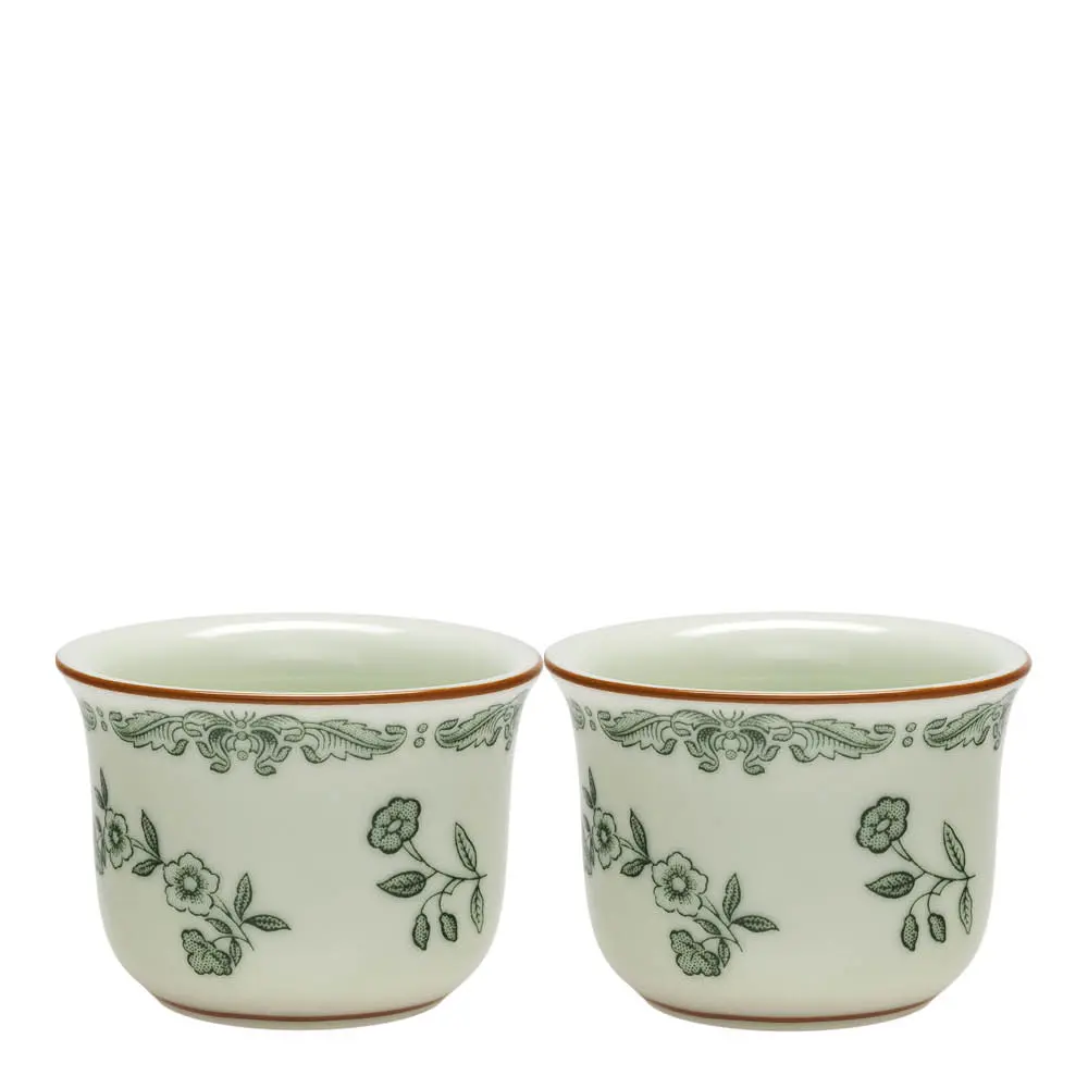 Ostindia Munakuppi 4 cl 2 kpl Vihreä