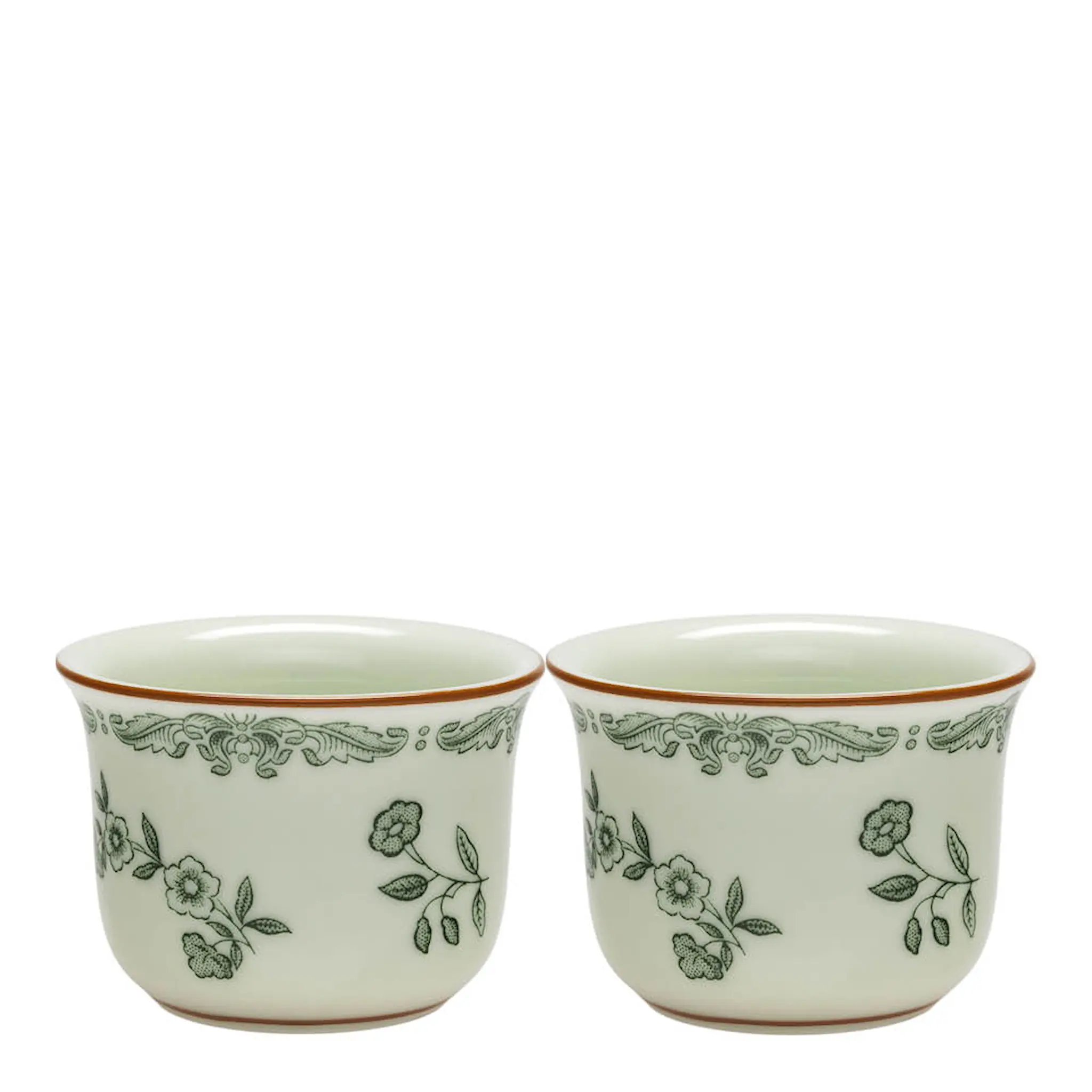 Rörstrand Ostindia äggkopp 4 cl 2-pack grön