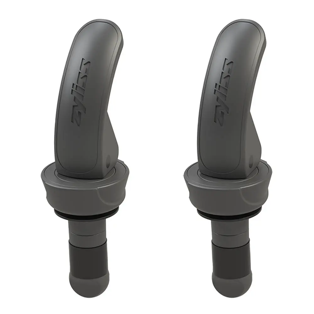 Pullon suljin 10,6 cm 2 kpl harmaa