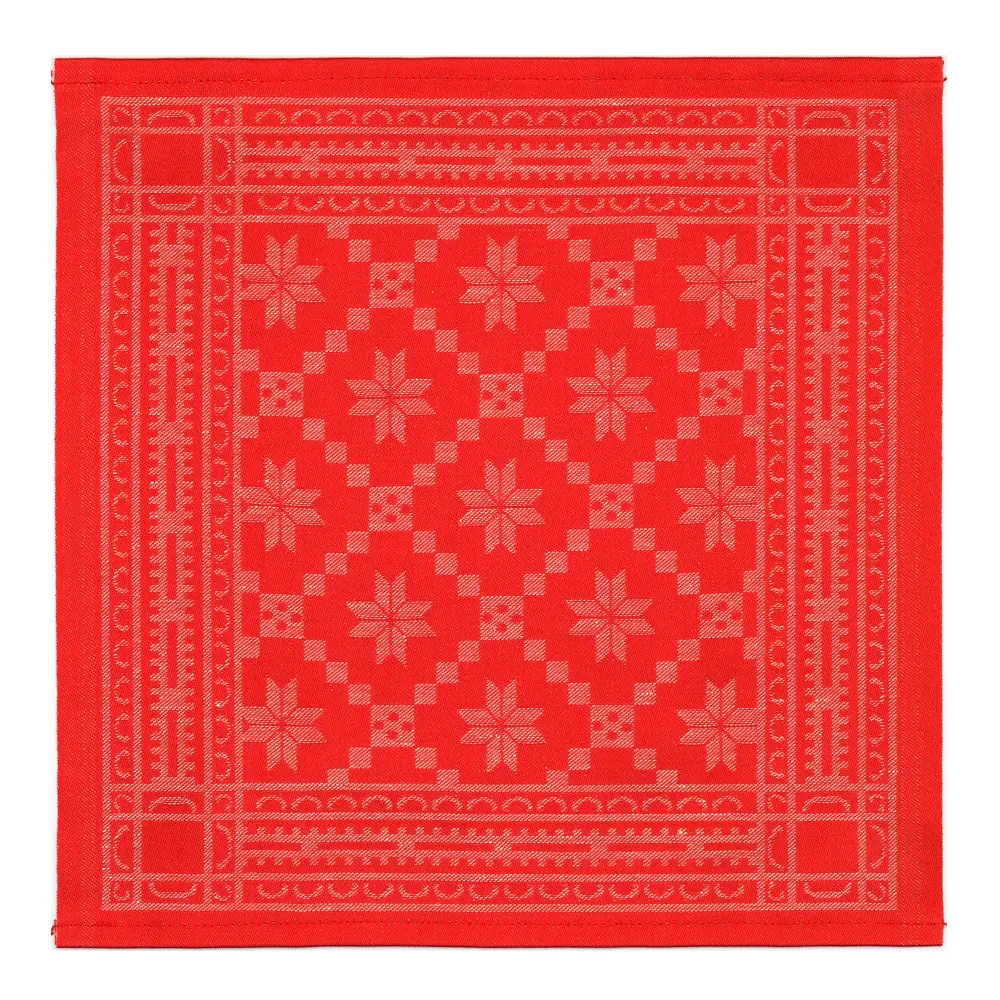 Åttebladrose 330 Lautasliina 35x35 cm Punainen