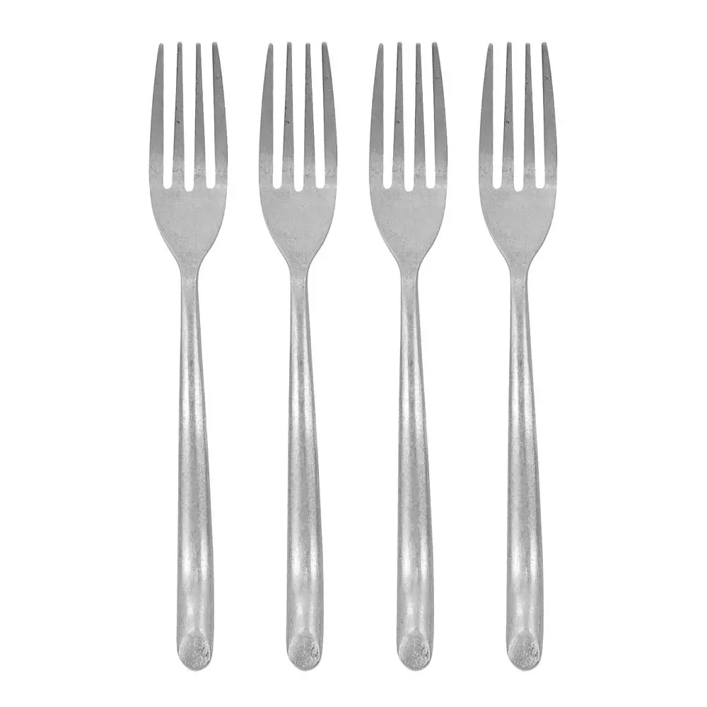 Kakkuhaarukka 15 cm 4 kpl Hopea