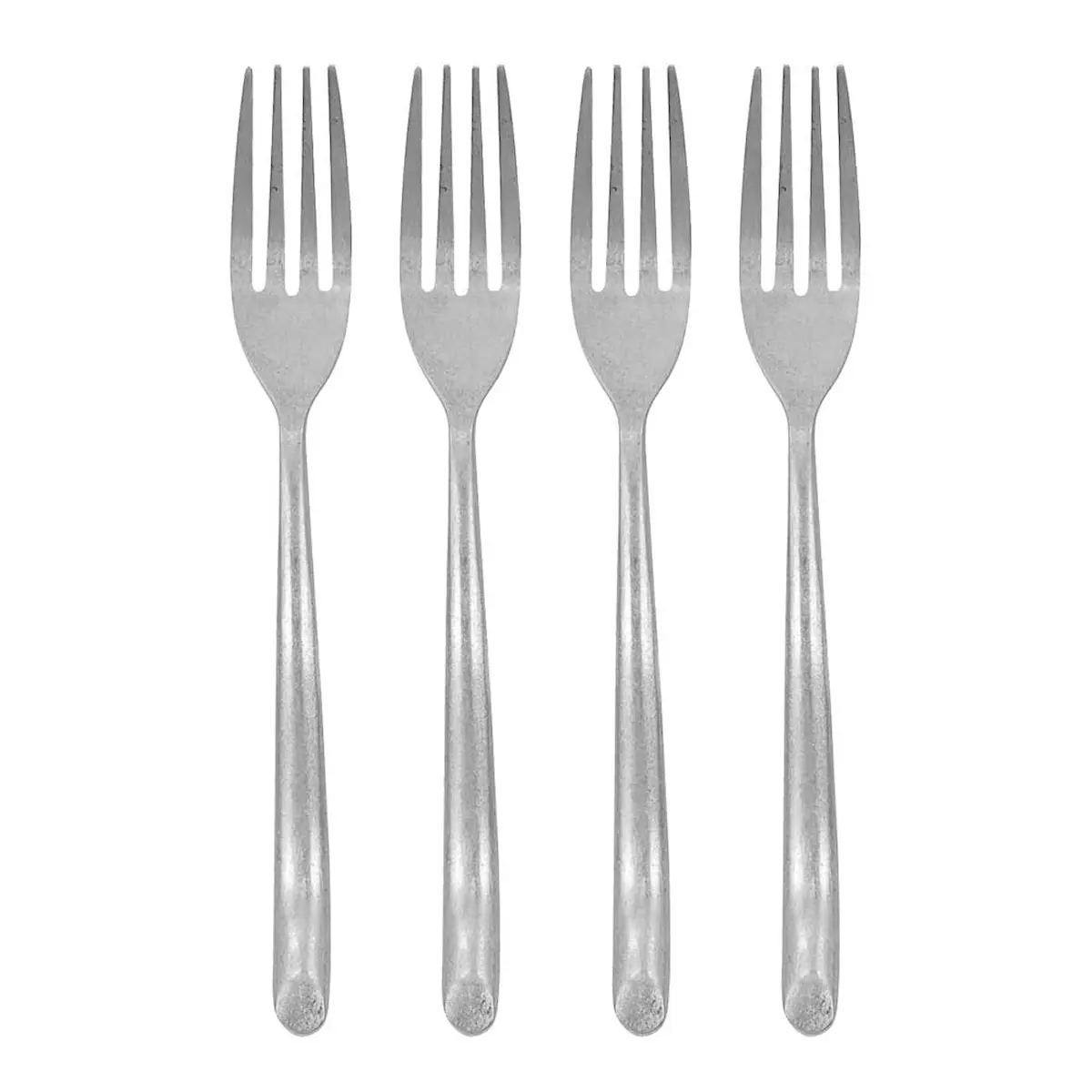 Nicolas Vahé Tårtgaffel 15 cm 4-pack antik silverfinish