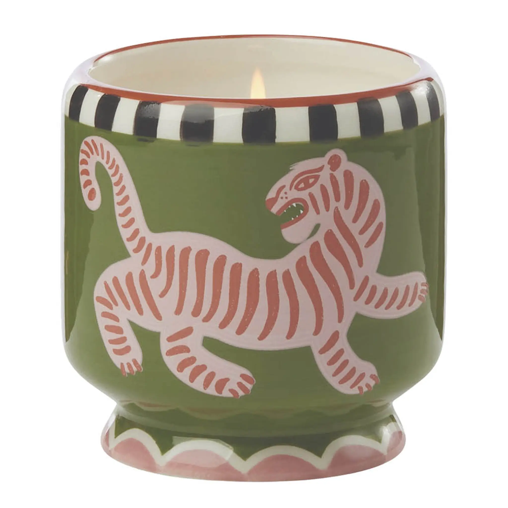 Paddywax Adopo doftljus black cedar & fig 8,8 cm Tiger svart