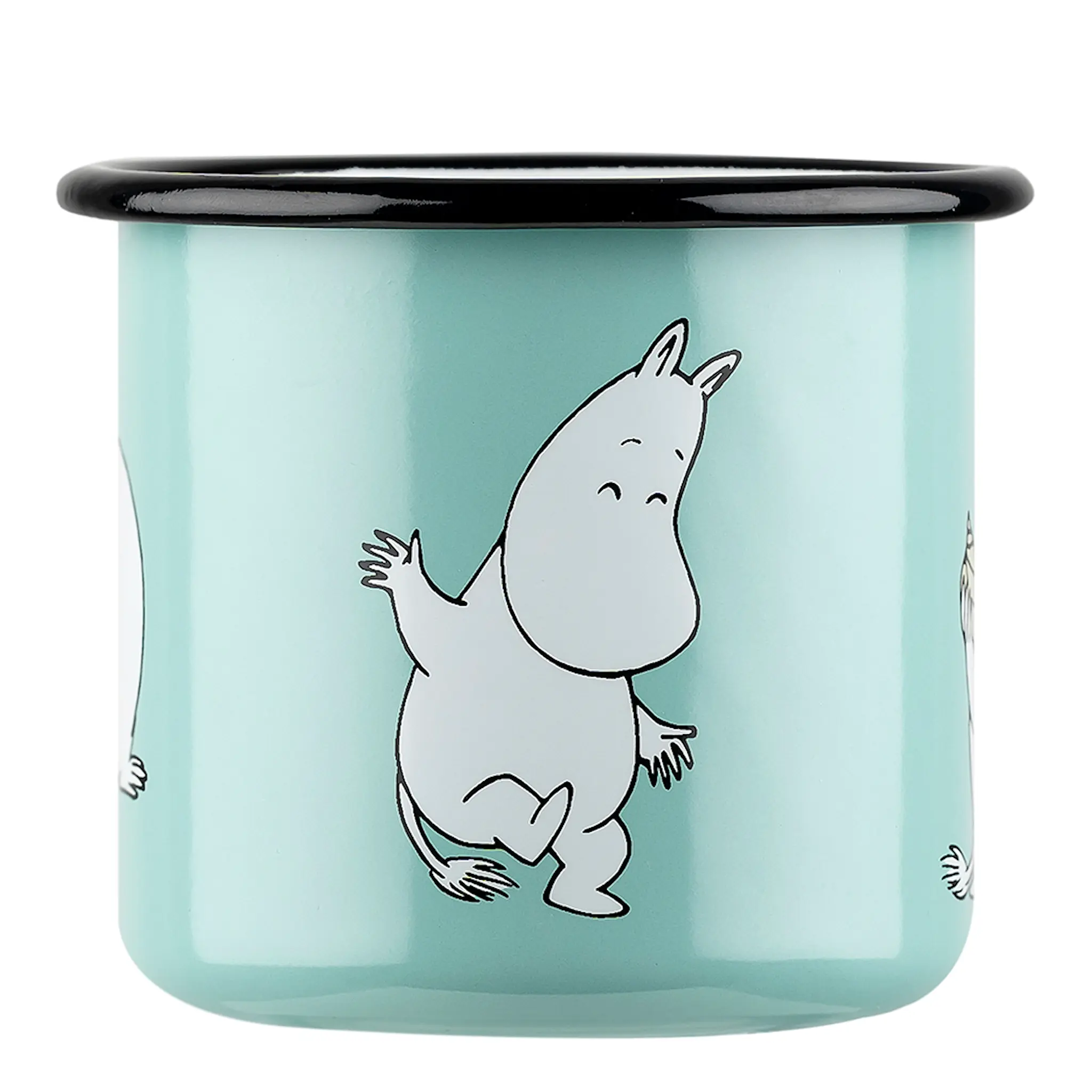 Muurla Mumin Emaljmugg Mumintrollet 37 cl Mint